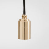 Oval II Plug-In Pendant in Brass