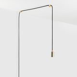 Oval II Plug-In Pendant in Brass